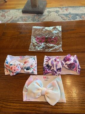 Little Loper’s Baby Floral & Pastel Bow Headband Set for Kids
